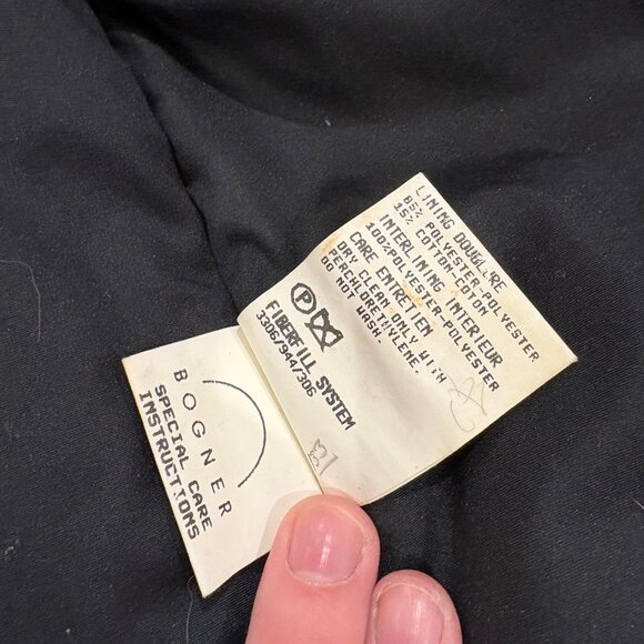 Vintage 90s Bogner Expedition Ski Snowboard Jacket Green Embroidered Men's 42 - Picture 12 of 15